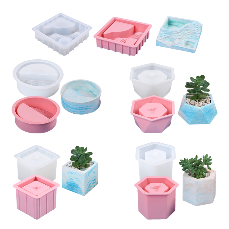 Tagine Clay Pot - Succulent Flowerpot Silicone Mold Planter Vase