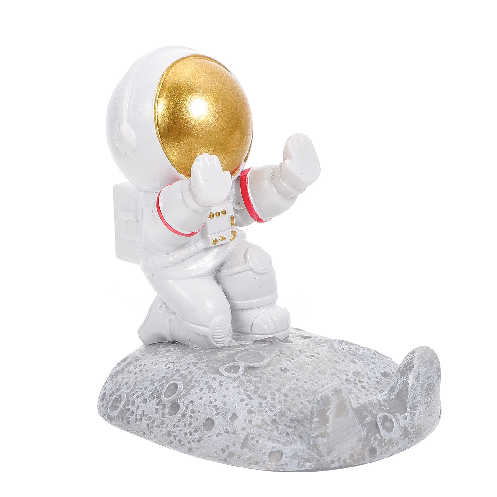 Home Cooking Video - 1Pcs Astronaut Phone Bracket Resin Craft