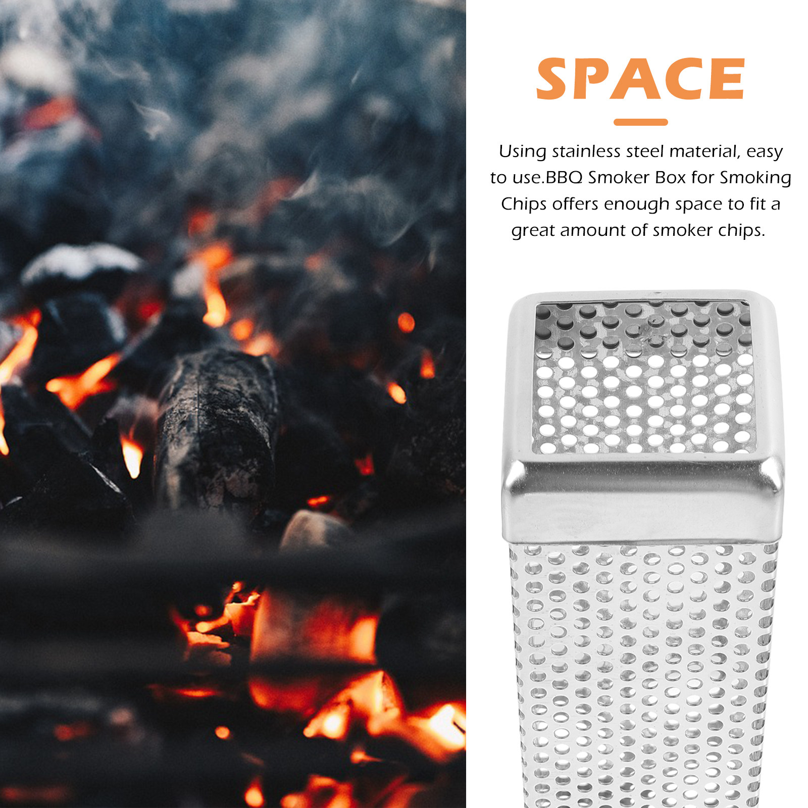 Stainless Steel Smoker Box Lar - Smoker Box Wood Chip review and price