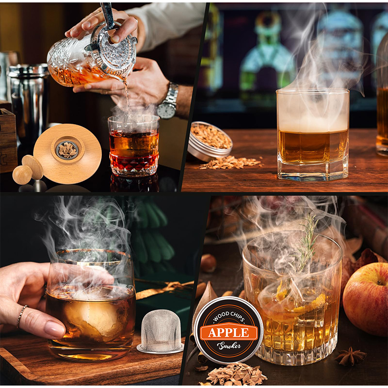 Premium Whiskey Cocktail Smoke - Smoker Box Wood Chip review and price