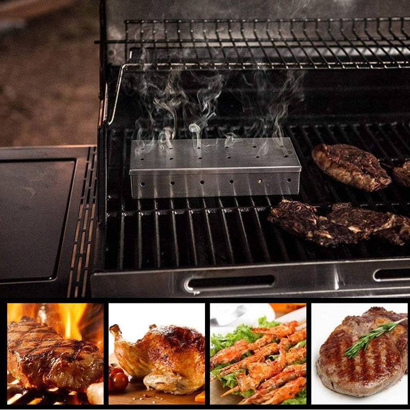 Stainless Steel Smoker Box for - Smoker Box Wood Chip review and price