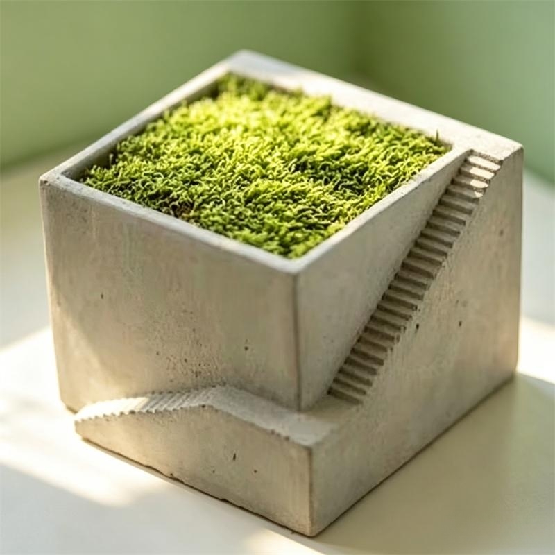 Square Stairs Shape Succulent  - Tagine Clay Pot review and price
