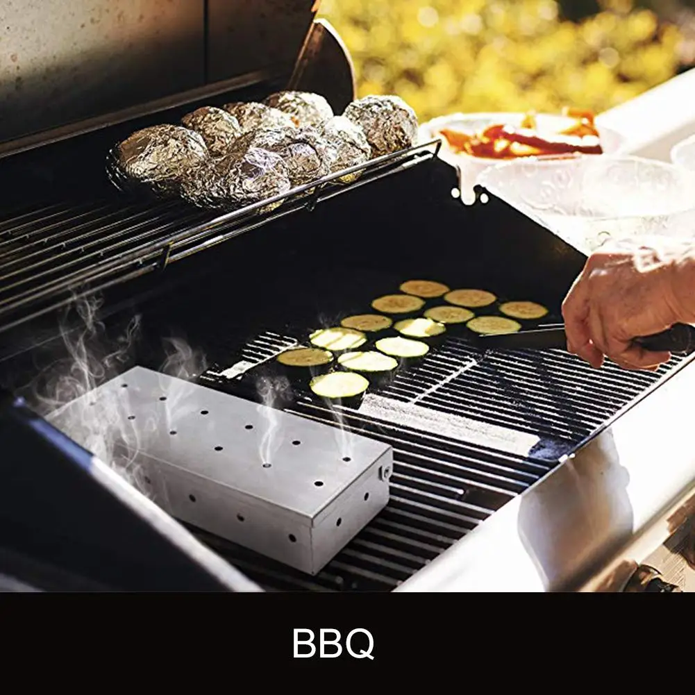HQ Wood Chips BBQ Smoker Box f - Smoker Box Wood Chip review and price