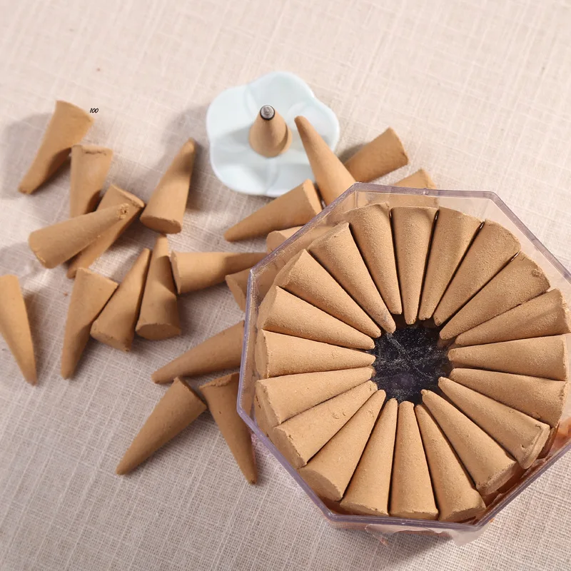 100Pcs Sandalwood Incense Cone - Smoker Box Wood Chip review and price