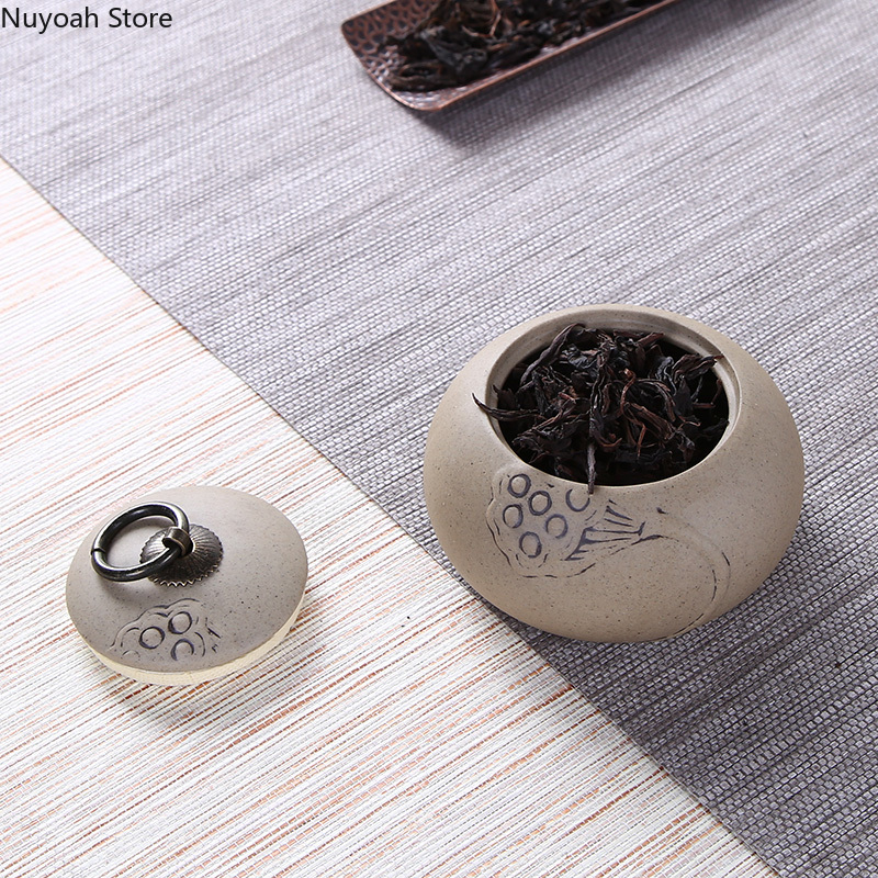 Tea Caddy Ceramic Purple Clay  - Tagine Clay Pot review and price