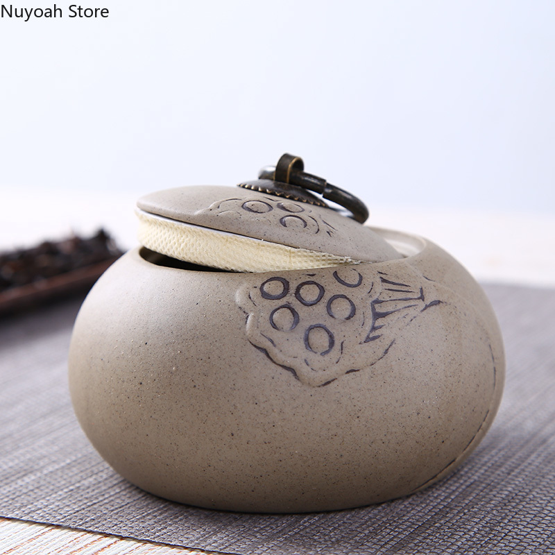 Tea Caddy Ceramic Purple Clay  - Tagine Clay Pot review and price