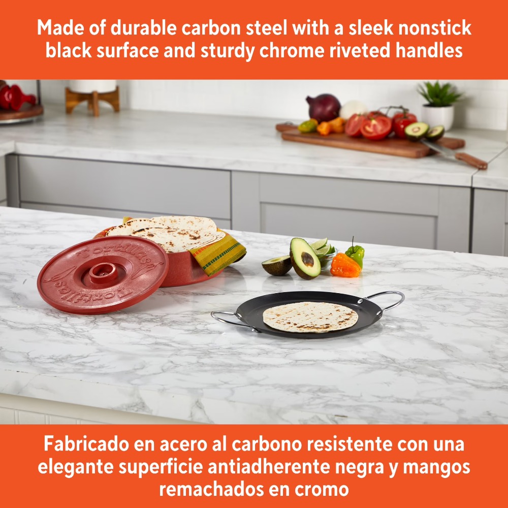 Carbon Steel Nonstick Round Co - Comal Griddle Round review and price
