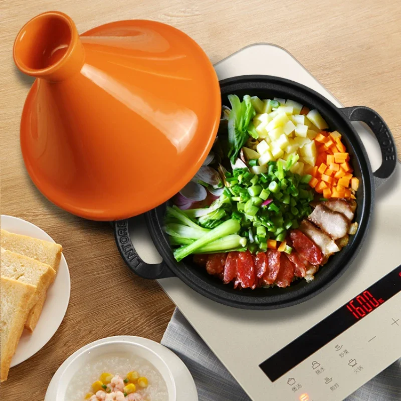 26cm Moroccan Cast Iron Pot Hi - Tagine Clay Pot review and price