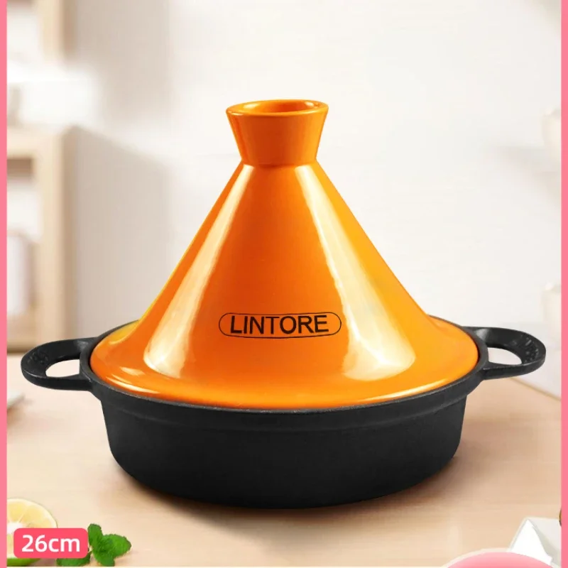 26cm Moroccan Cast Iron Pot Hi - Tagine Clay Pot review and price